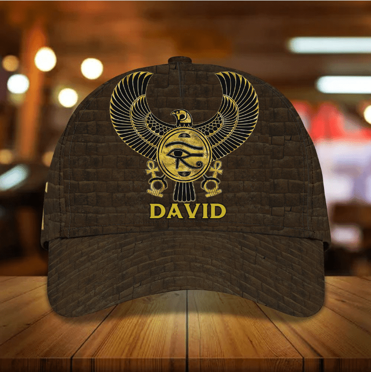 Ancient Egypt Cap, Personalized Egypt 3D Classic Cap, Custom Name Hat for Who Love Egyptians Trucker Hats Custom Hats Gifts For Men & Women
