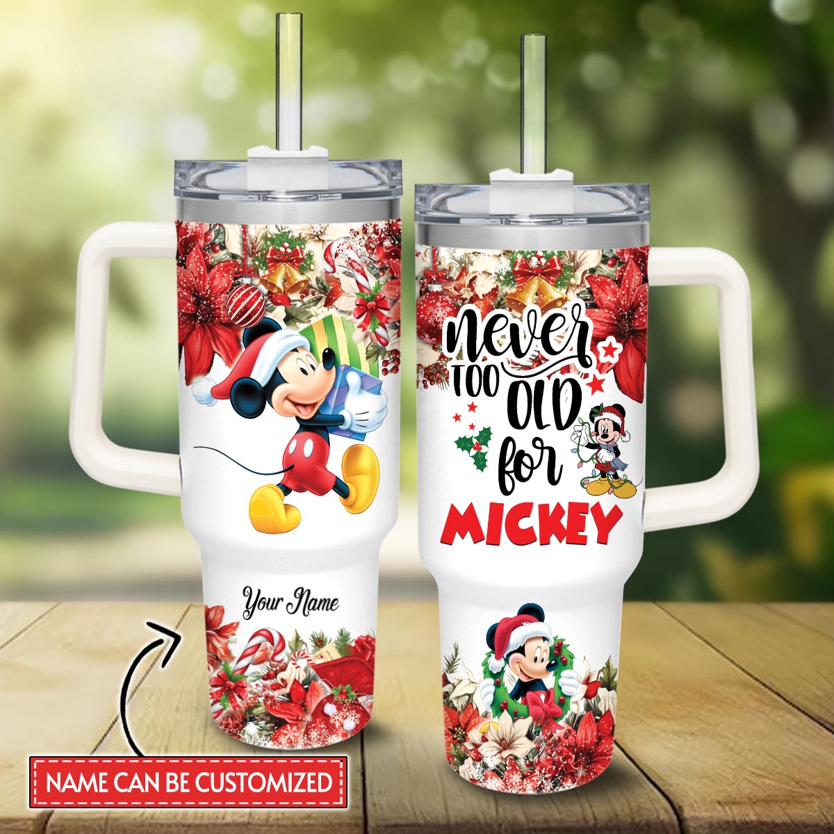 and Minnie Mickey Mouse And Friends Cartoon Custom Stanley Cup 40 oz 30 oz Tumbler With HandleTVC2301816