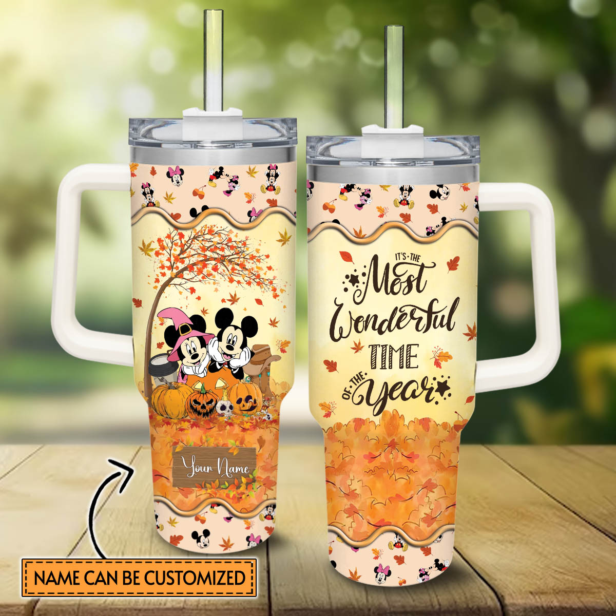 and Minnie Mickey Mouse And Friends Cartoon Custom Stanley Cup 40 oz 30 oz Tumbler With HandleTVC2301817