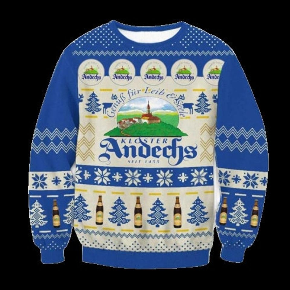 Andechserr Doppelbock Dunkel Beer Ugly Christmas Sweater