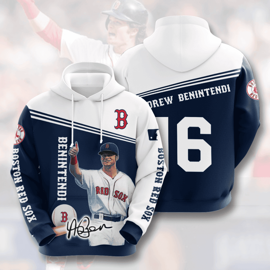 Andrew Benintendi Boston Red Sox 3D All Over Print Hoodie, Zip Hoodie