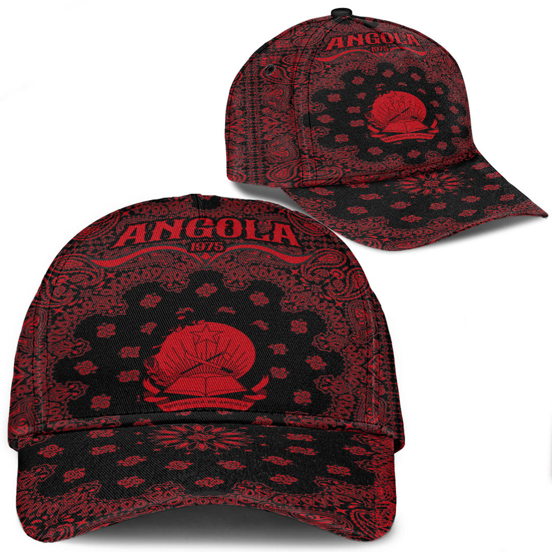 Angola Classic Cap Paisley Bandana Never Out of Date" Personalized Cap Trucker Hats Custom Hats Gifts For Men & Women"