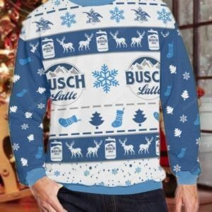 Anheuser-Busch Ugly Christmas Sweater Adult 3D Funny Matching for family