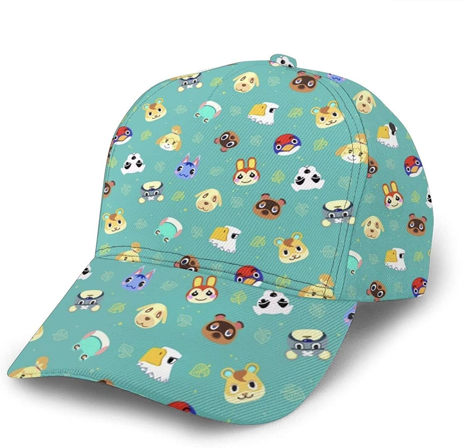 Animal Cartoon Print Casual Baseball Cap Adjustable Twill Sports Dad Hats For Unisex Trucker Hats Custom Hats Gifts For Men & Women