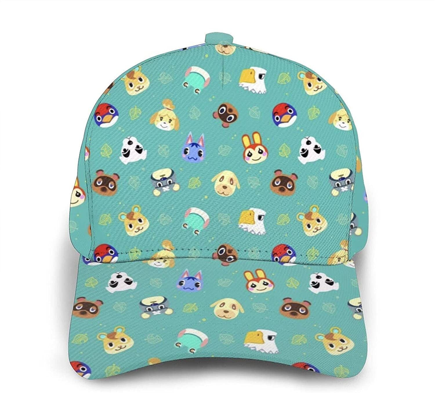 Animal Cartoon Print Casual Baseball Cap Adjustable Twill Sports Dad Hats For Unisex Trucker Hats Custom Hats Gifts For Men & Women