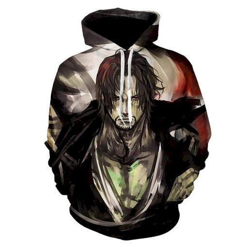 Anime One Piece Shanks 3D All Over Print Hoodie, Zip Hoodie