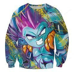 Anime Son Goku Vegeta Ugly Christmas Sweater Adult 3D Funny Matching for family