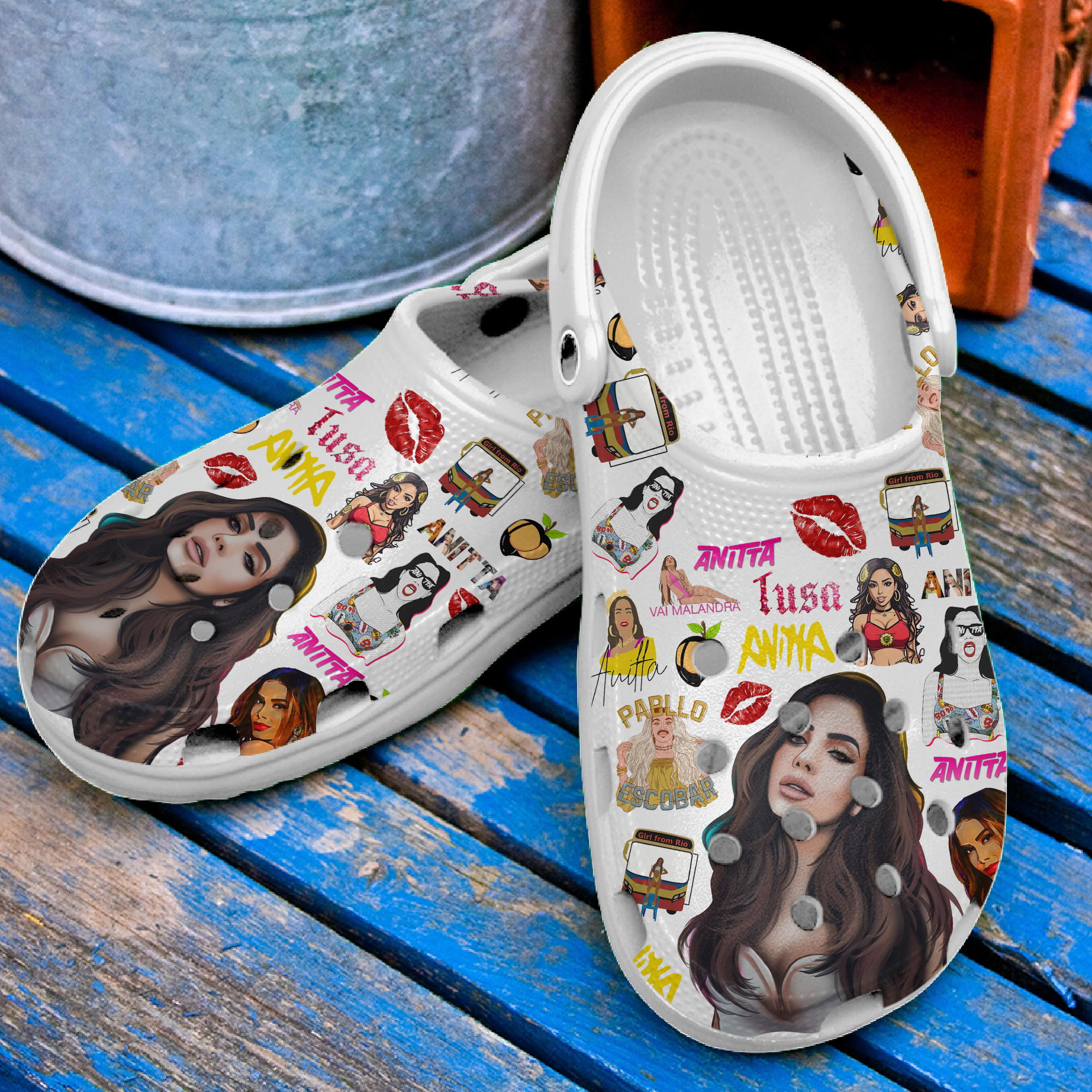 Anitta Music Crocs Crocband Clogs Shoes Comfortable For Men Women and Kids - Image 3