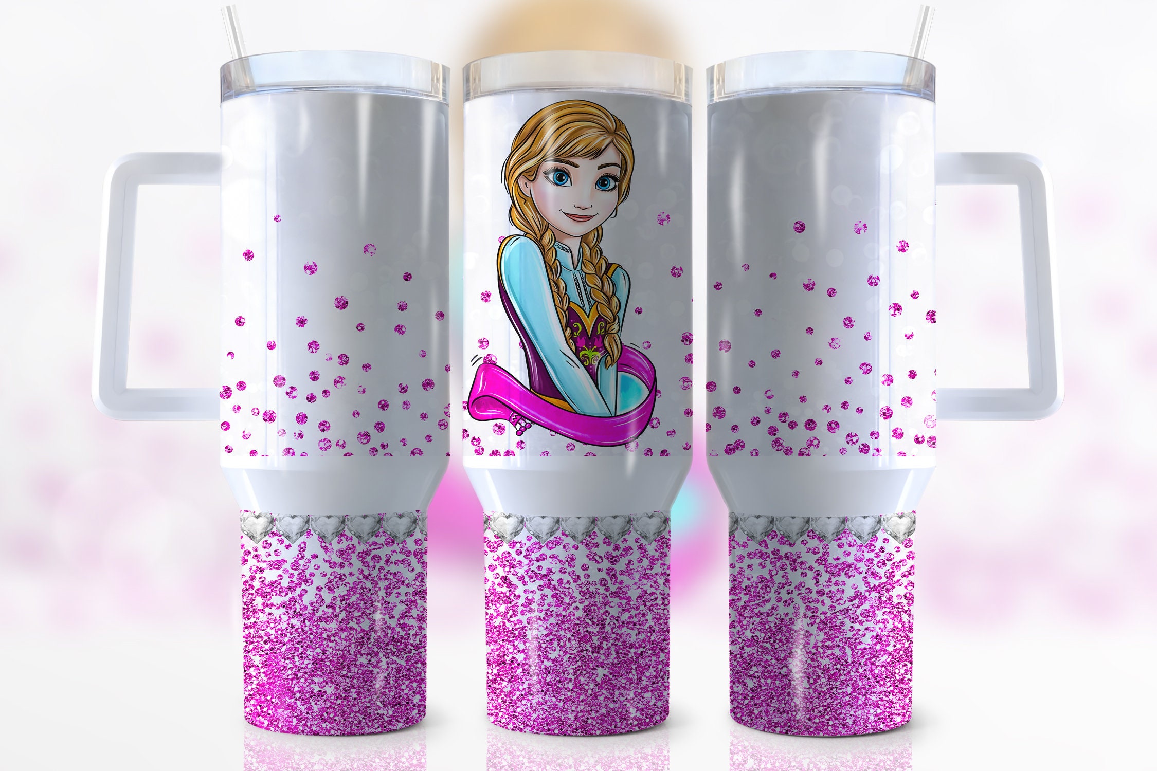 Anna Frozen Disney Cartoon Custom Stanley Cup 40 oz 30 oz Tumbler With HandleTVC2301952
