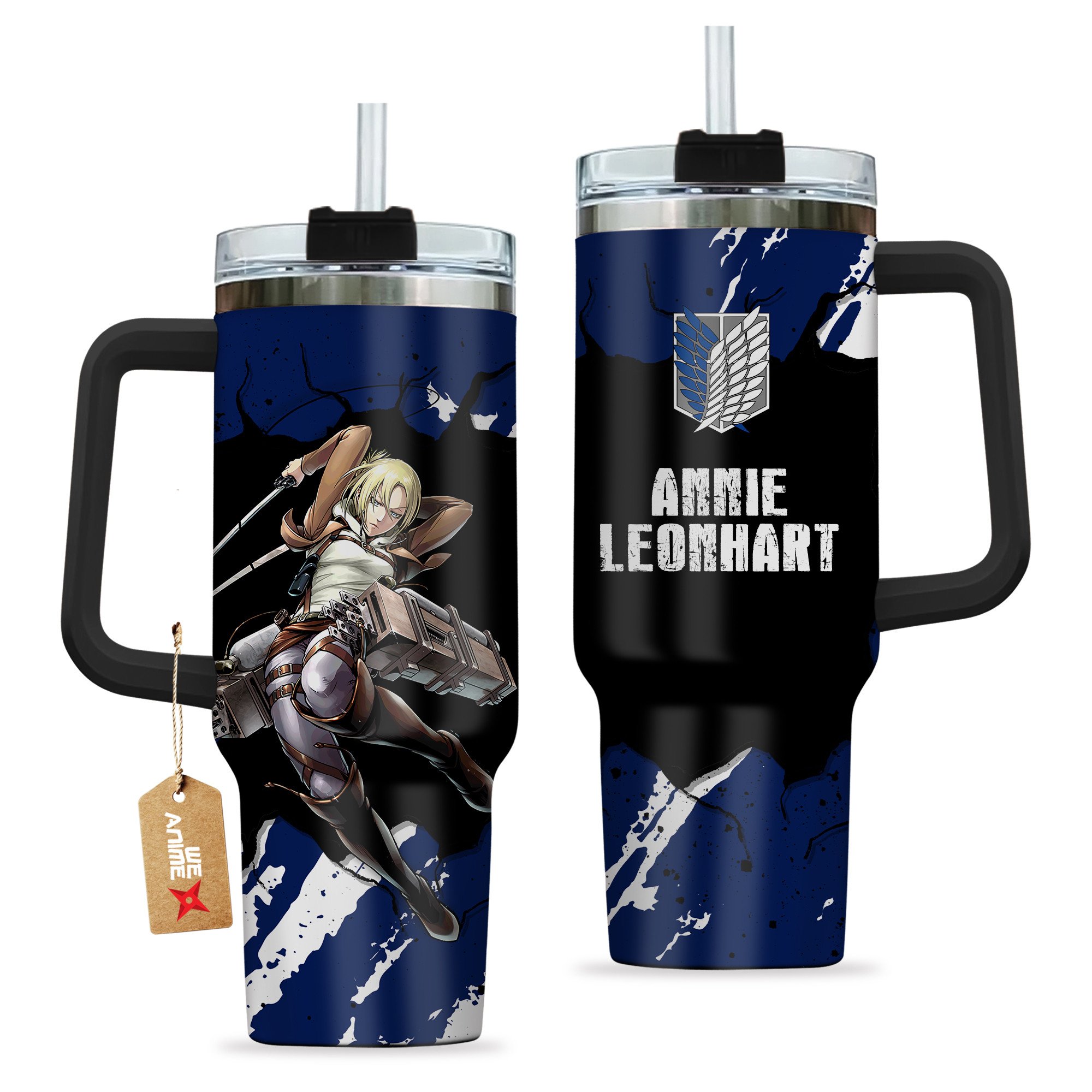 Annie Leonhart Attack on Titan Anime Custom Stanley Cup 40 oz 30 oz Tumbler With HandleTVC2301205