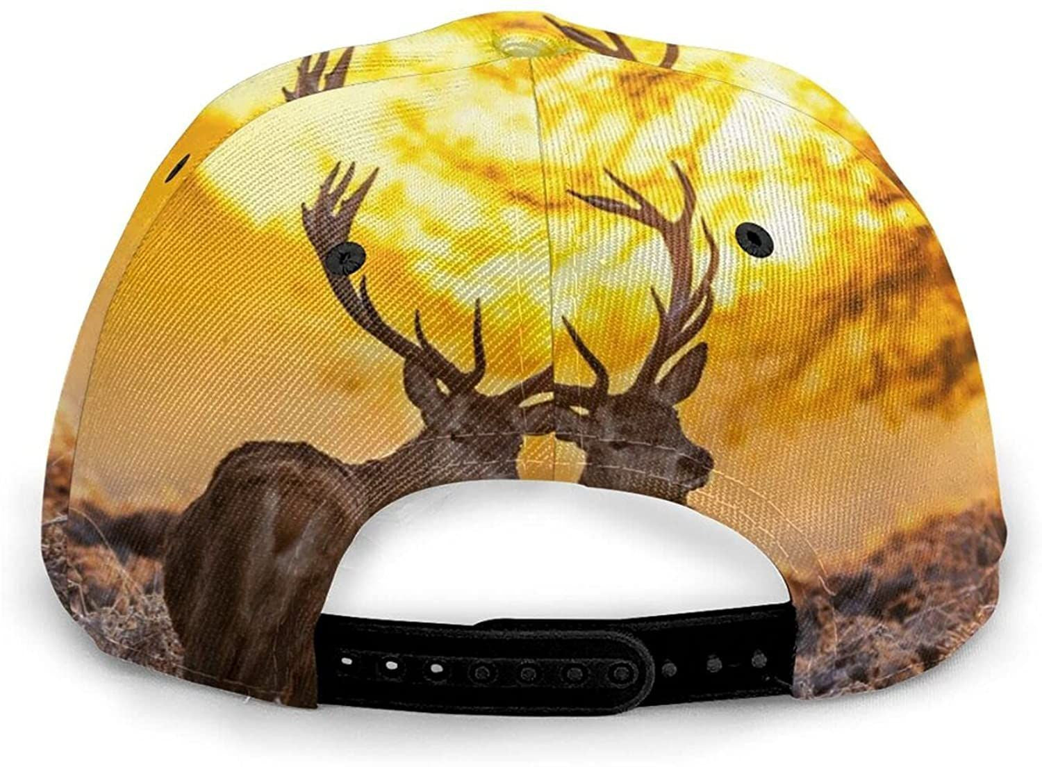Antler Red Deer Print Classic Baseball 3D Cap Adjustable Twill Sports Dad Hats For Unisex Trucker Hats Custom Hats Gifts For Men & Women