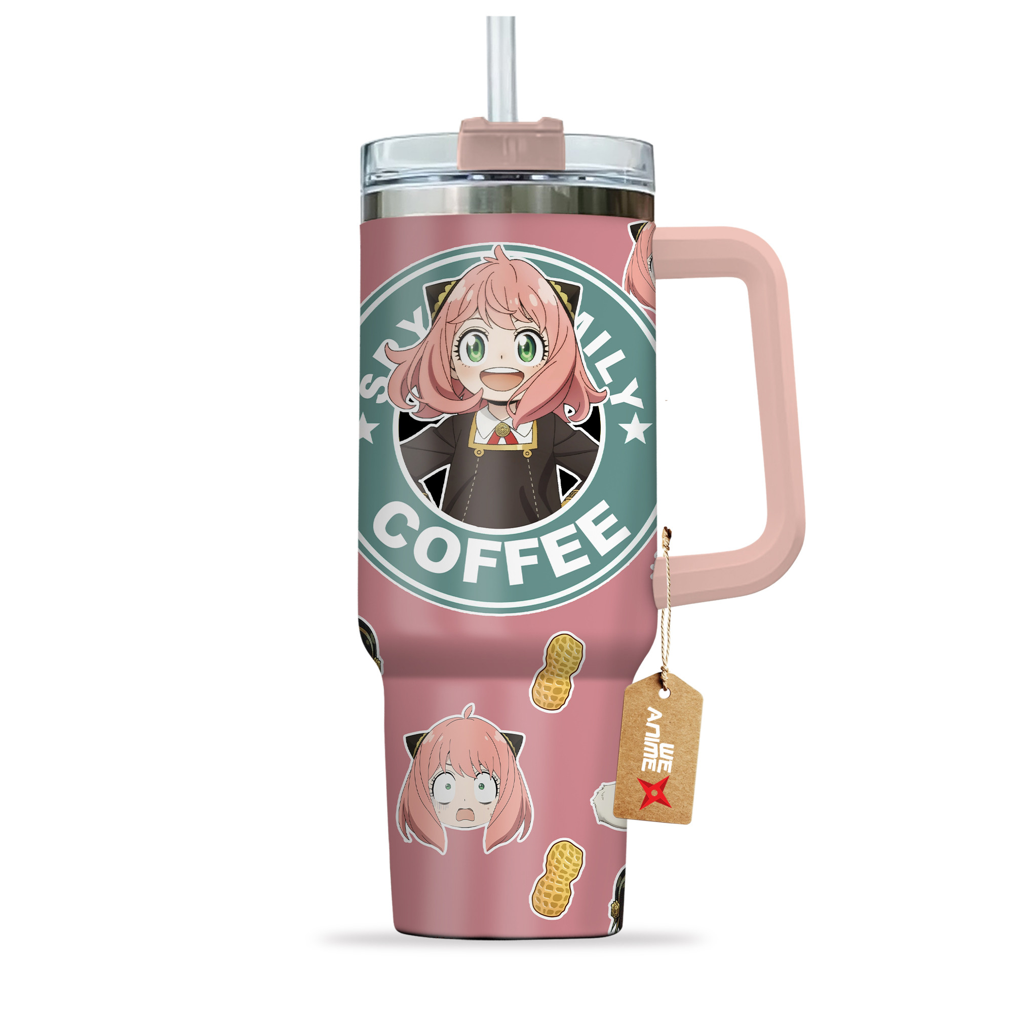 Anya Spy x Family Anime Custom Stanley Cup 40 oz 30 oz Tumbler With HandleTVC2301163 - Image 4