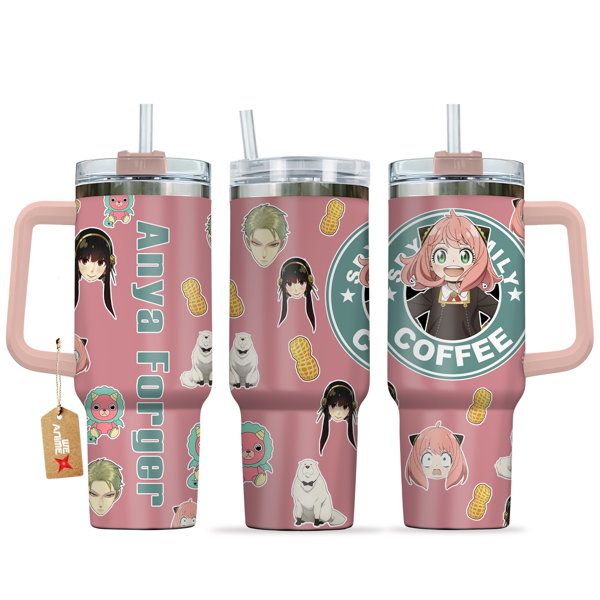 Anya Spy x Family Anime Custom Stanley Cup 40 oz 30 oz Tumbler With HandleTVC2301163