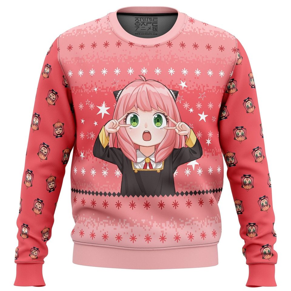 Anya XFamily Ugly Christmas Sweater, Christmas Gift,
