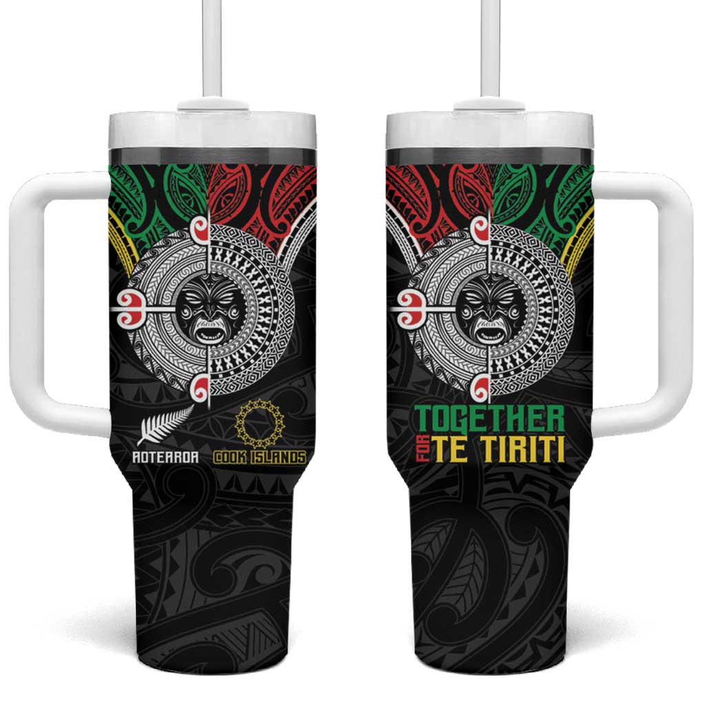 Aotearoa and Cook Islands Mo Te Tiriti New Zealand Custom Stanley Cup 40 oz 30 oz Tumbler With HandleTVC2301345