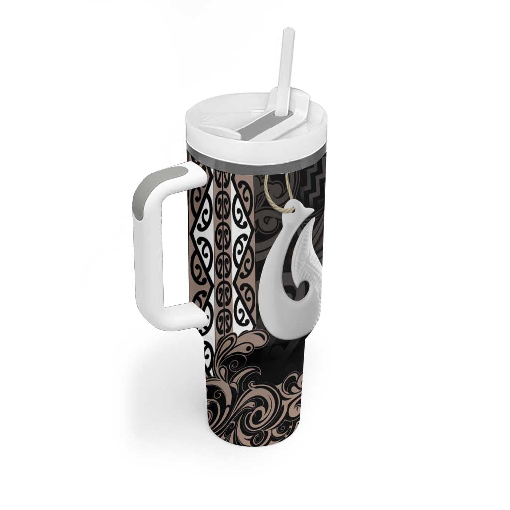 Aotearoa Hei Matau Haka Kiwi Mix Maori Mangopare Custom Stanley Cup 40 oz 30 oz Tumbler With HandleTVC2301330 - Image 3