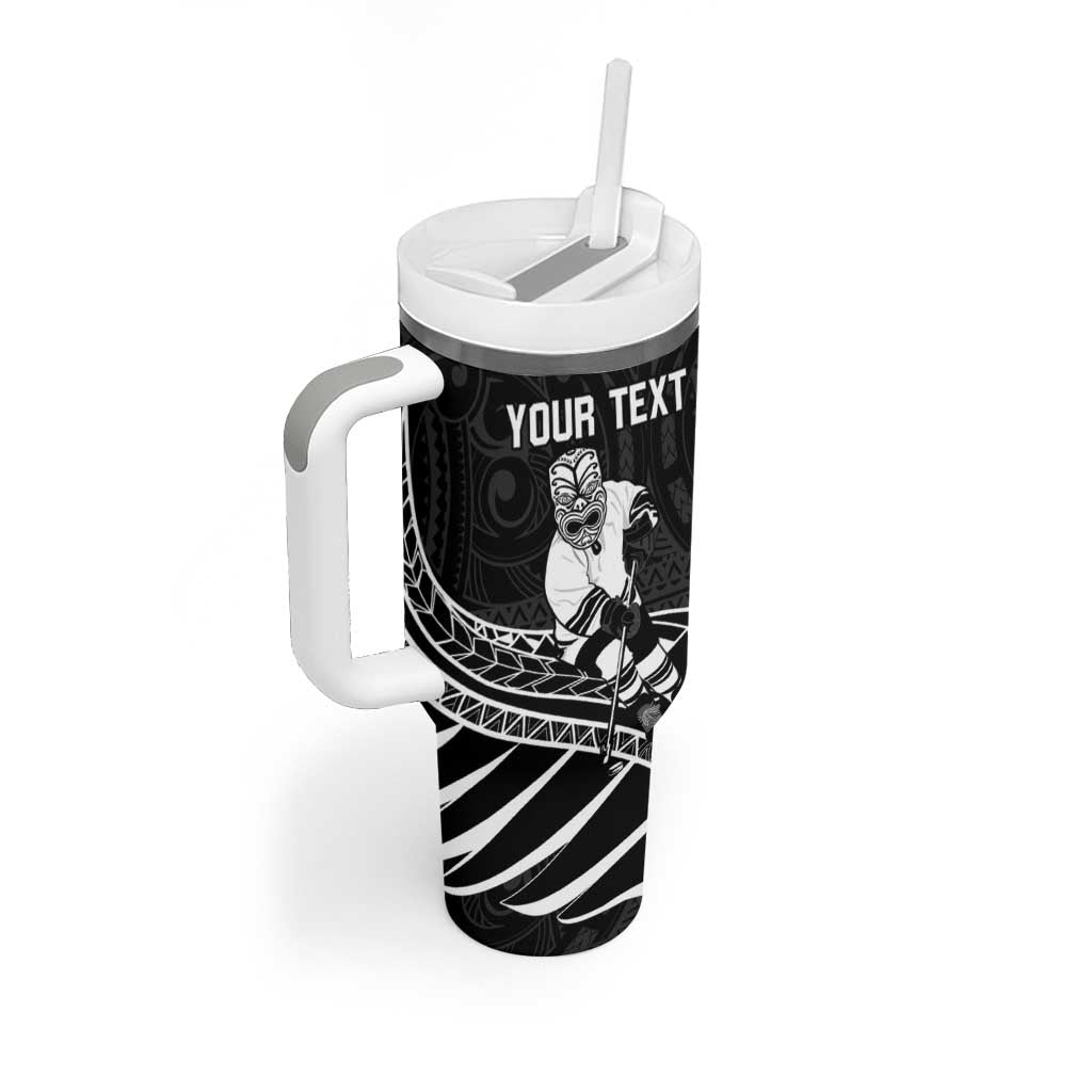 Aotearoa Ice Hockey NZ Tiki Mascot – Maori Pattern Custom Stanley Cup 40 oz 30 oz Tumbler With HandleTVC2301324 - Image 3