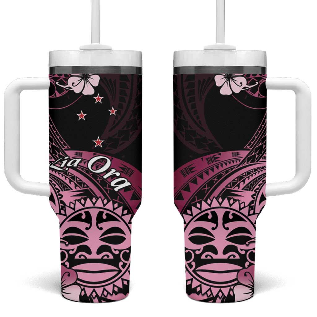 Aotearoa Kia Ora New Zealand Ta Moko Pink Custom Stanley Cup 40 oz 30 oz Tumbler With HandleTVC2301359