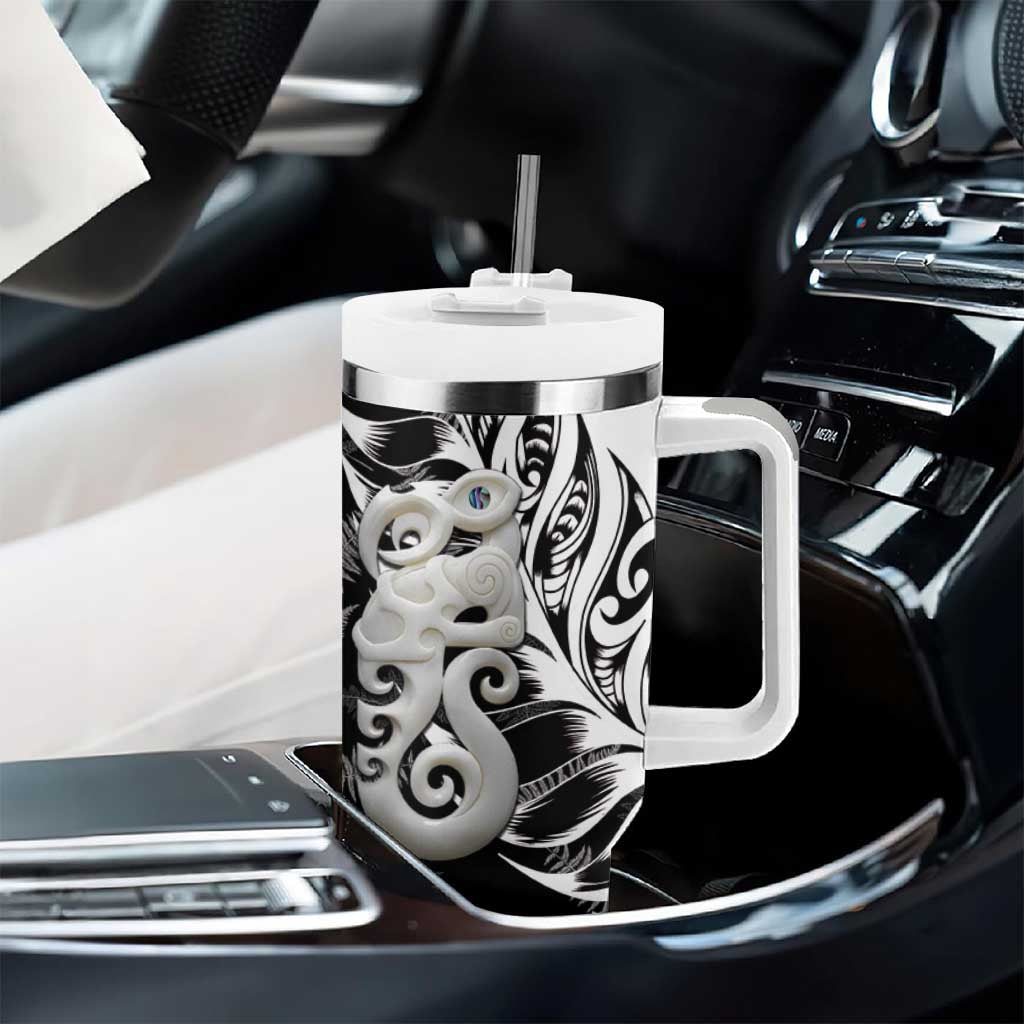 Aotearoa Manaia NZ Maori Silver Fern Custom Stanley Cup 40 oz 30 oz Tumbler With HandleTVC2301334 - Image 8