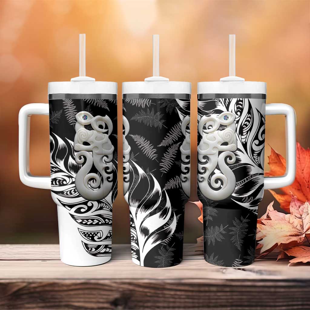Aotearoa Manaia NZ Maori Silver Fern Custom Stanley Cup 40 oz 30 oz Tumbler With HandleTVC2301334