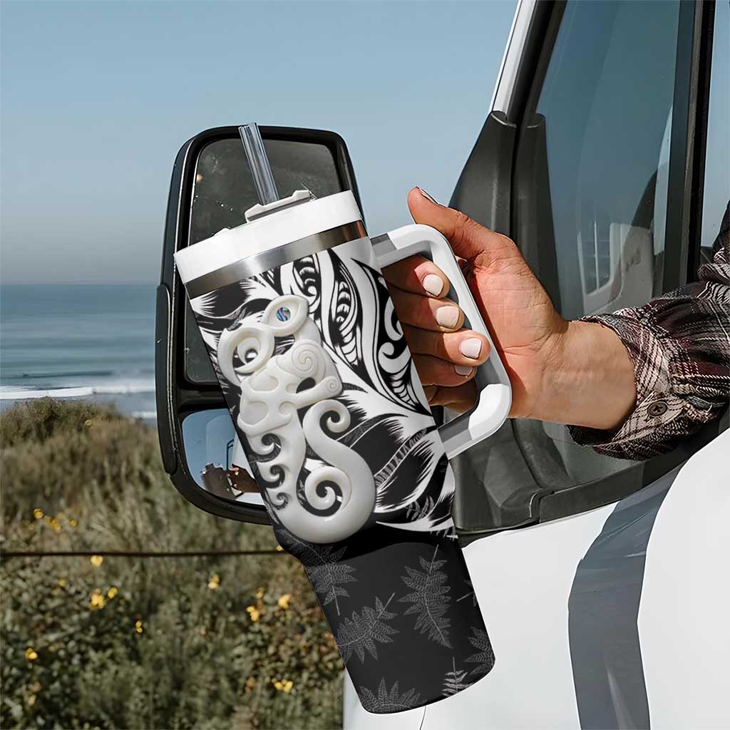 Aotearoa Manaia NZ Maori Silver Fern Custom Stanley Cup 40 oz 30 oz Tumbler With HandleTVC2301334 - Image 7