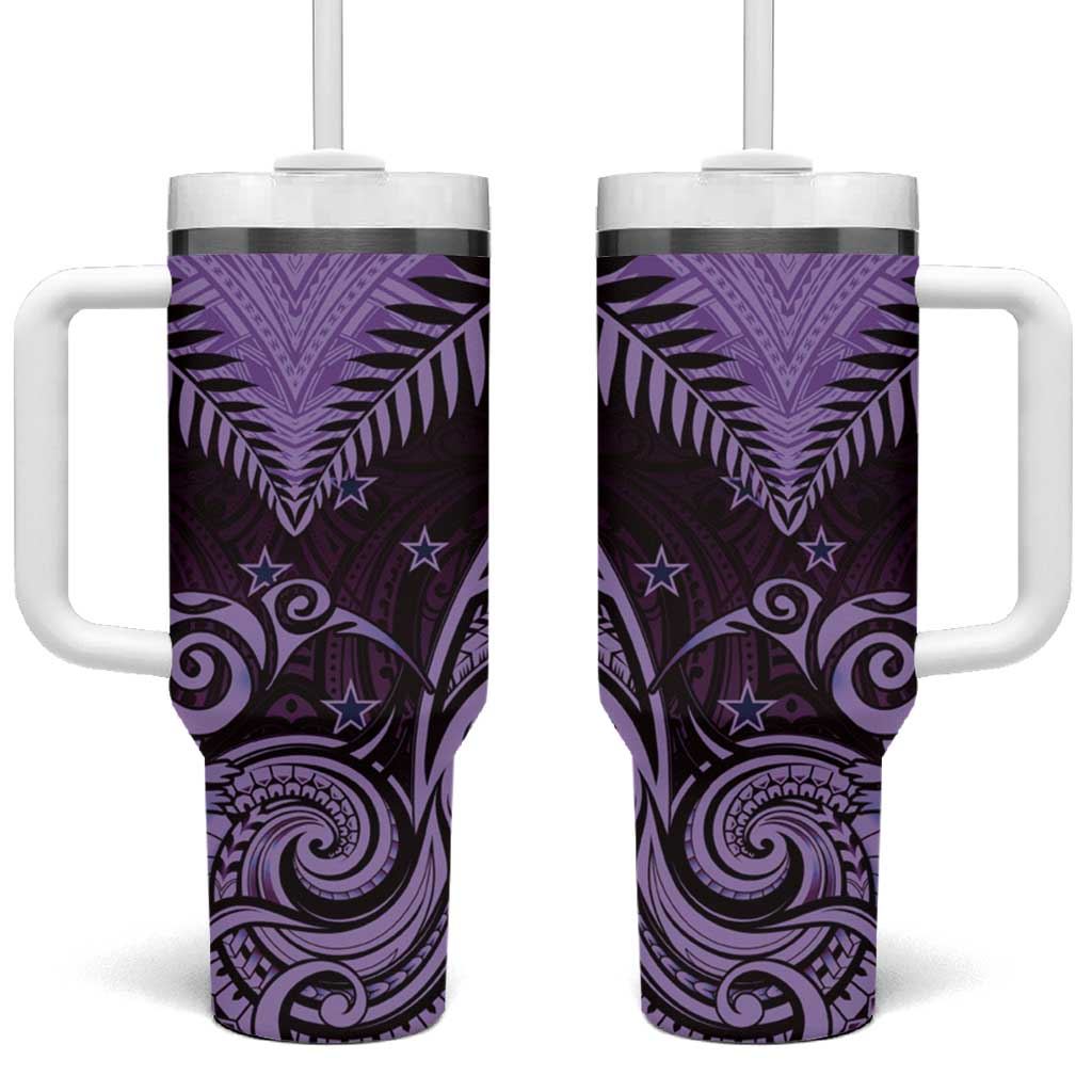 Aotearoa Maori Kiwi Purple Fern Custom Stanley Cup 40 oz 30 oz Tumbler With HandleTVC2301388