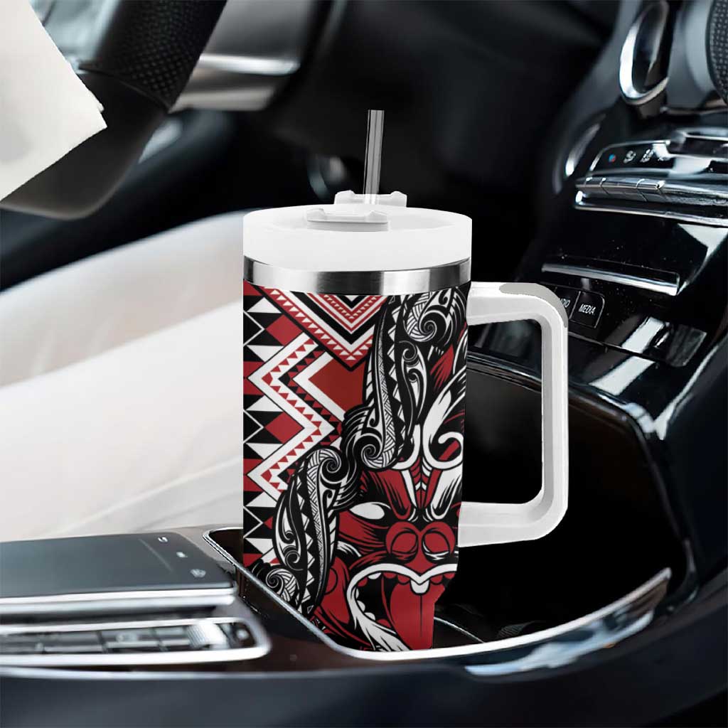 Aotearoa Maori Moko Art with Taniko Half Style Custom Stanley Cup 40 oz 30 oz Tumbler With HandleTVC2301252 - Image 8