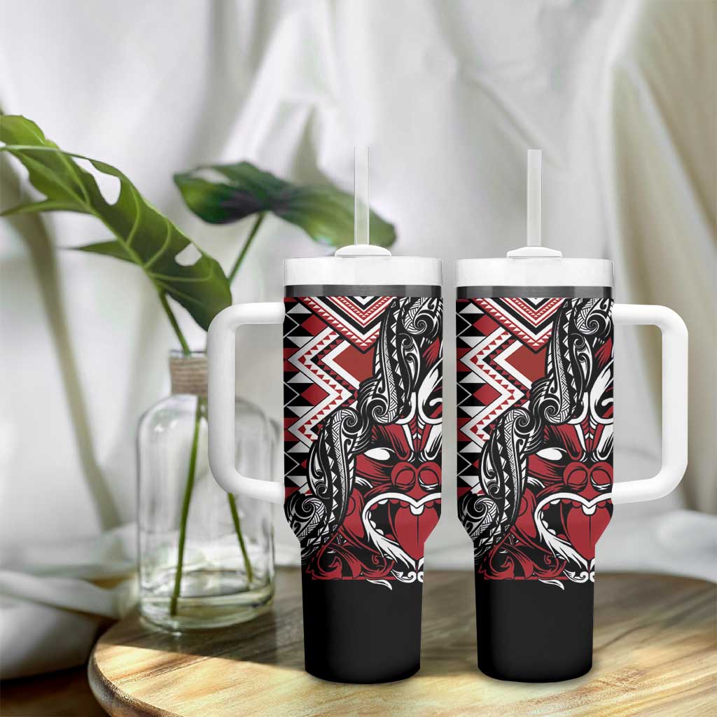 Aotearoa Maori Moko Art with Taniko Half Style Custom Stanley Cup 40 oz 30 oz Tumbler With HandleTVC2301252 - Image 9