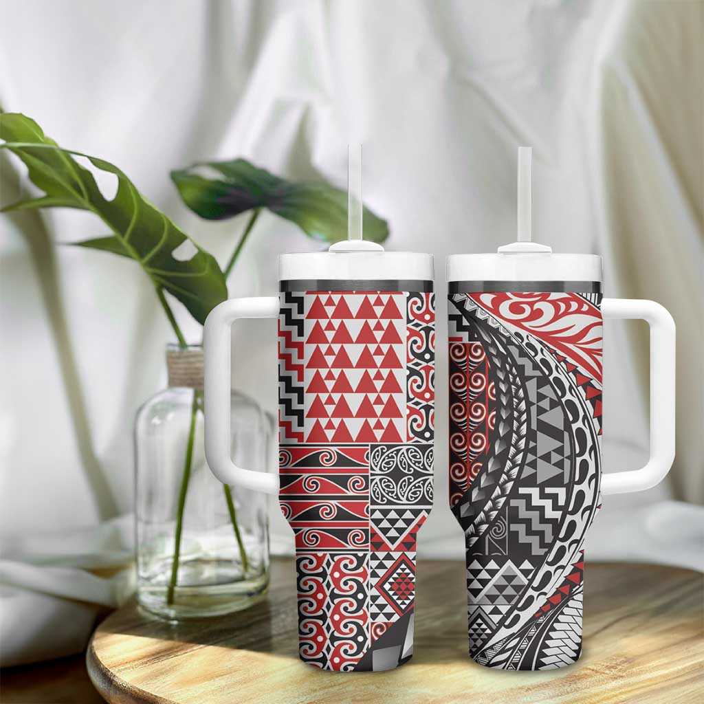 Aotearoa Maori Tribal Tattoo Custom Stanley Cup 40 oz 30 oz Tumbler With HandleTVC2301251 - Image 9