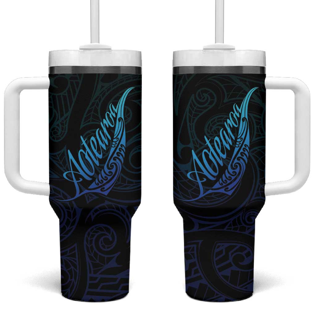 Aotearoa New Zealand Koru Fern Blue Gradient Custom Stanley Cup 40 oz 30 oz Tumbler With HandleTVC2301387
