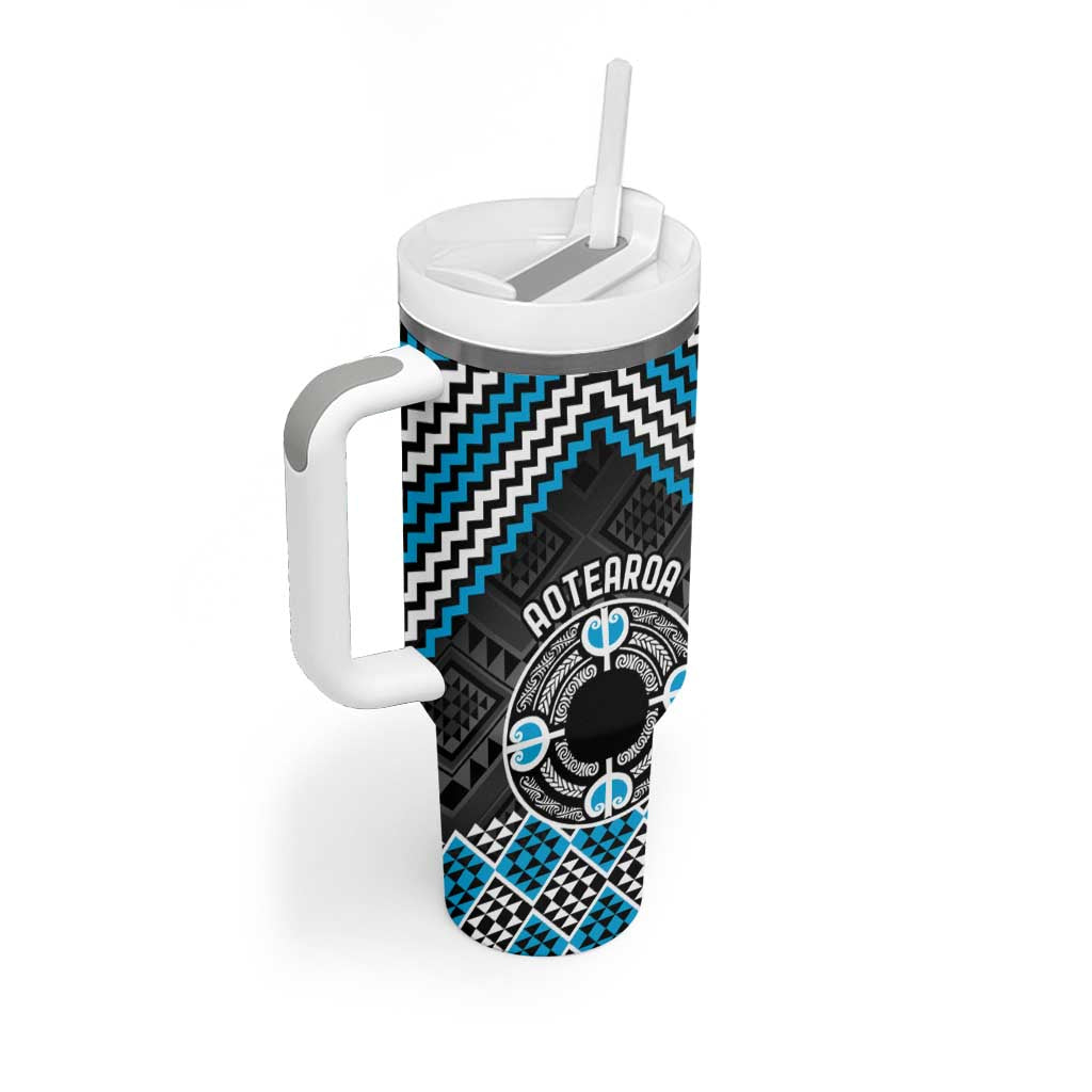 Aotearoa Niho Taniwha Motif Custom Stanley Cup 40 oz 30 oz Tumbler With HandleTVC2301250 - Image 2