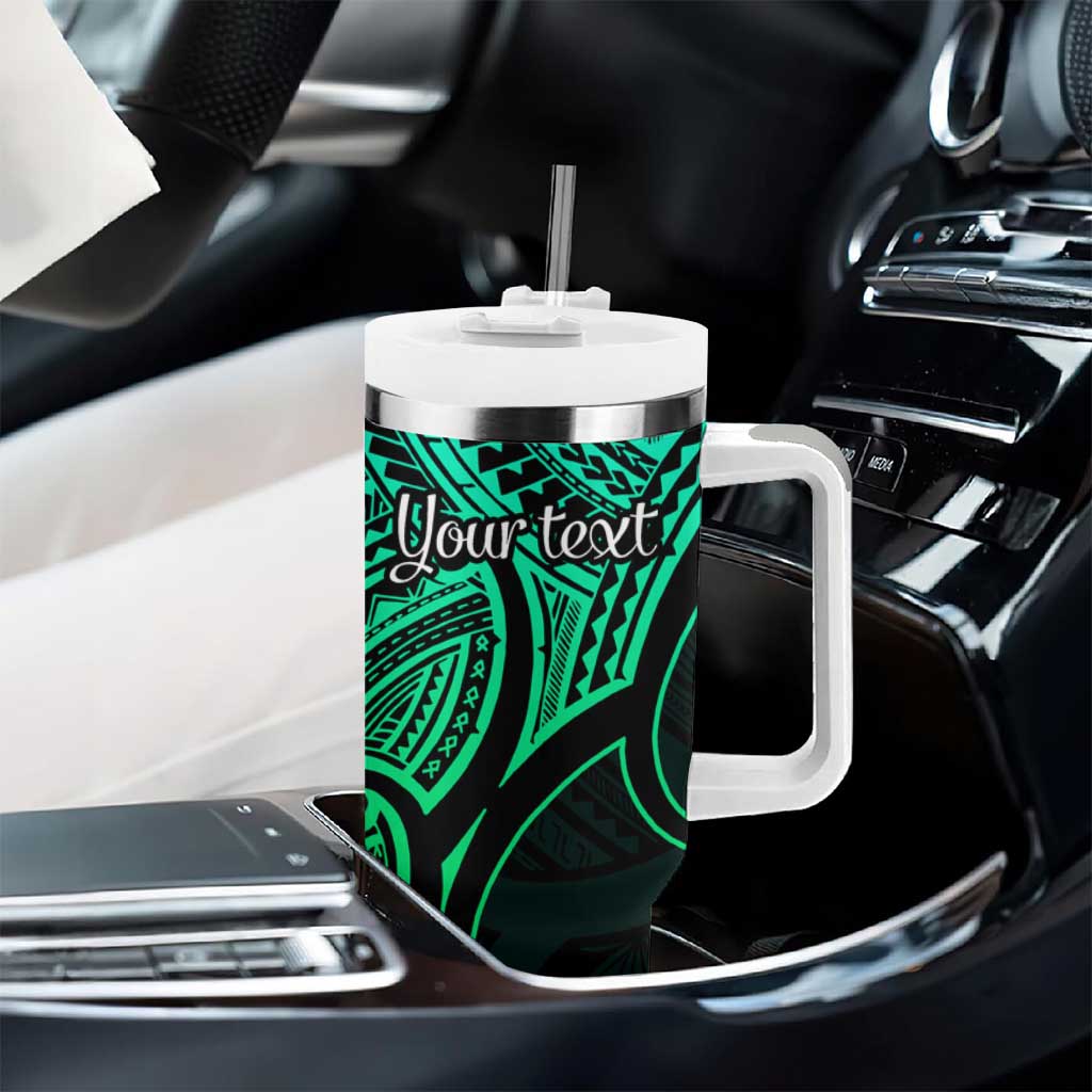 Aotearoa Papua Shell Green Polynesian Pacific Tribal Custom Stanley Cup 40 oz 30 oz Tumbler With HandleTVC2301330 - Image 8