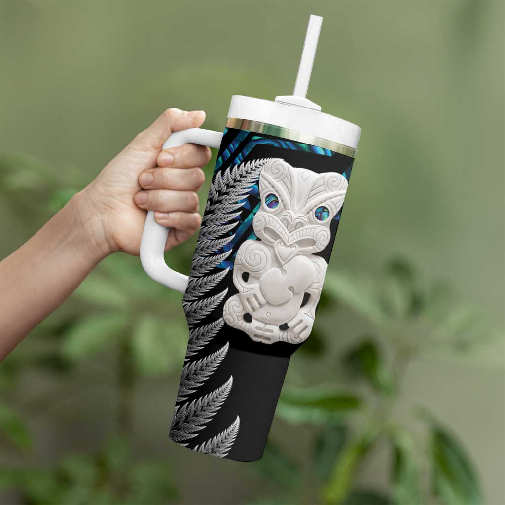 Aotearoa Taniko Paua Shell With Hei Tiki Custom Stanley Cup 40 oz 30 oz Tumbler With HandleTVC2301251 - Image 3