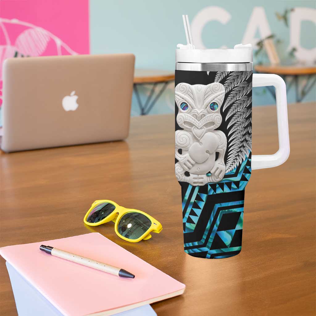 Aotearoa Taniko Paua Shell With Hei Tiki Custom Stanley Cup 40 oz 30 oz Tumbler With HandleTVC2301251 - Image 5