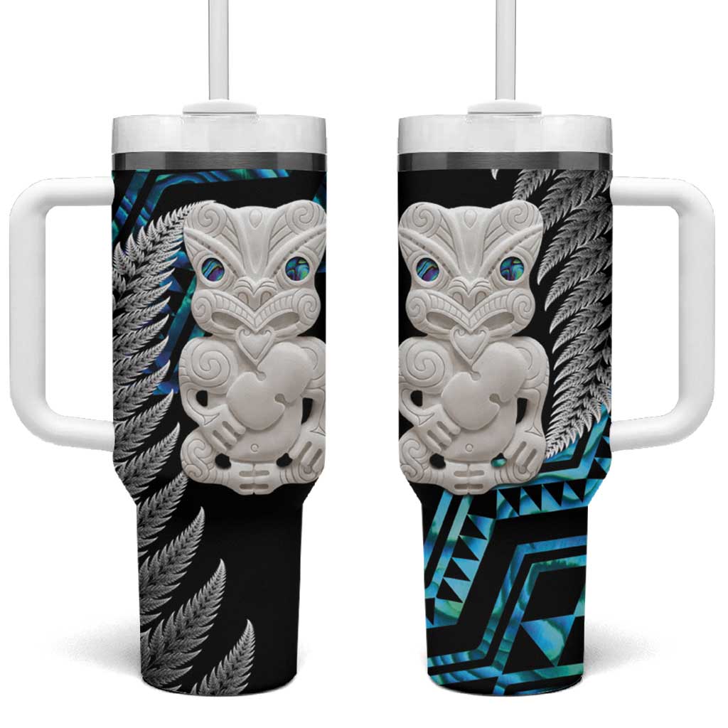 Aotearoa Taniko Paua Shell With Hei Tiki Custom Stanley Cup 40 oz 30 oz Tumbler With HandleTVC2301251