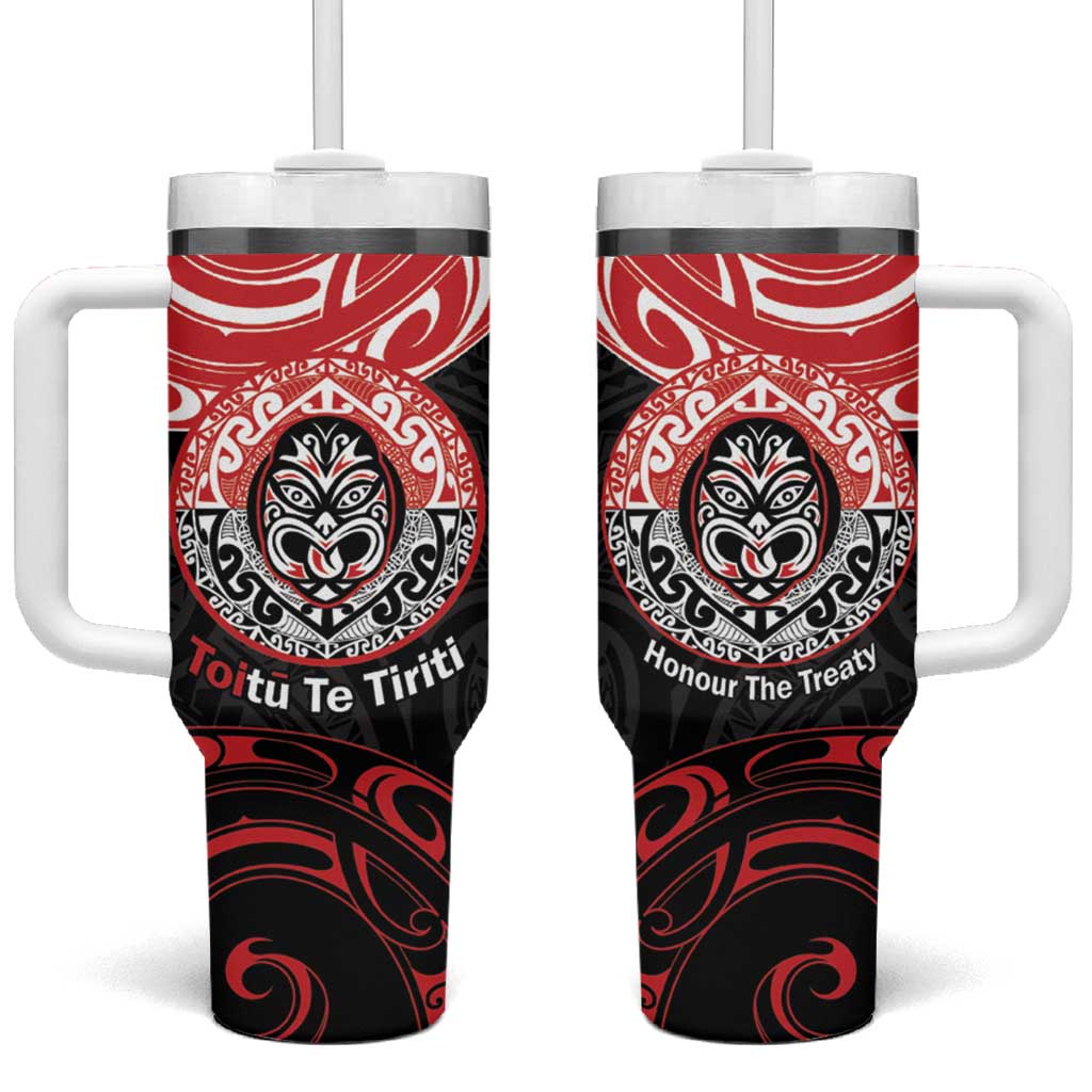 Aotearoa Toitu Te Tiriti Haka Tiki Honour The Treaty Custom Stanley Cup 40 oz 30 oz Tumbler With HandleTVC2301377