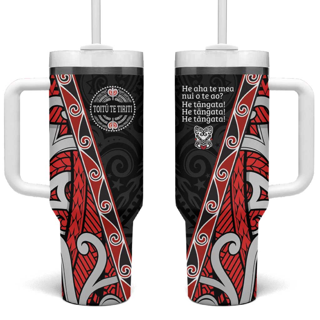 Aotearoa Toitu Te Tiriti Honour The Treaty New Zealand Custom Stanley Cup 40 oz 30 oz Tumbler With HandleTVC2301375