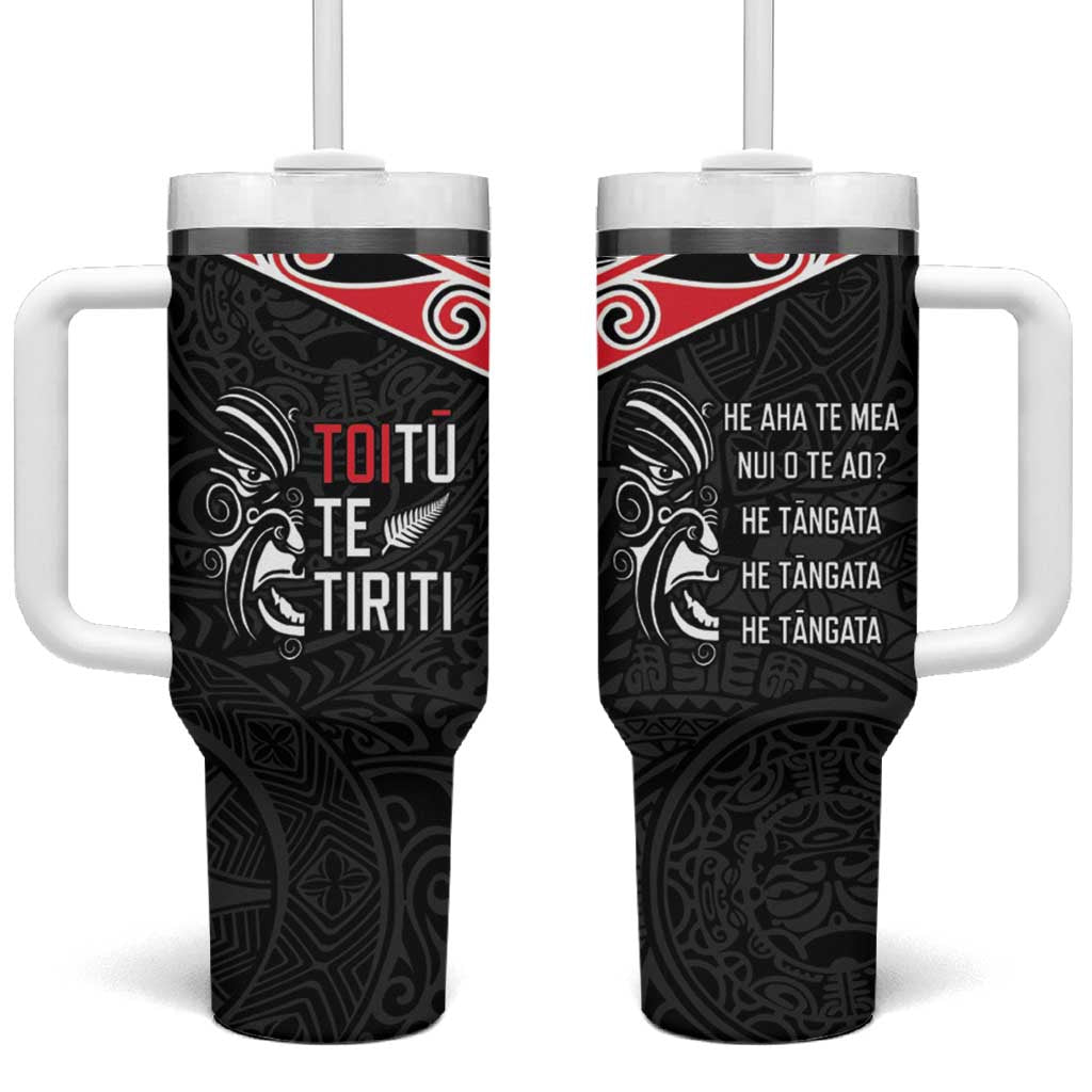 Aotearoa Toitu Te Tiriti New Zealand Honour The Treaty Custom Stanley Cup 40 oz 30 oz Tumbler With HandleTVC2301376