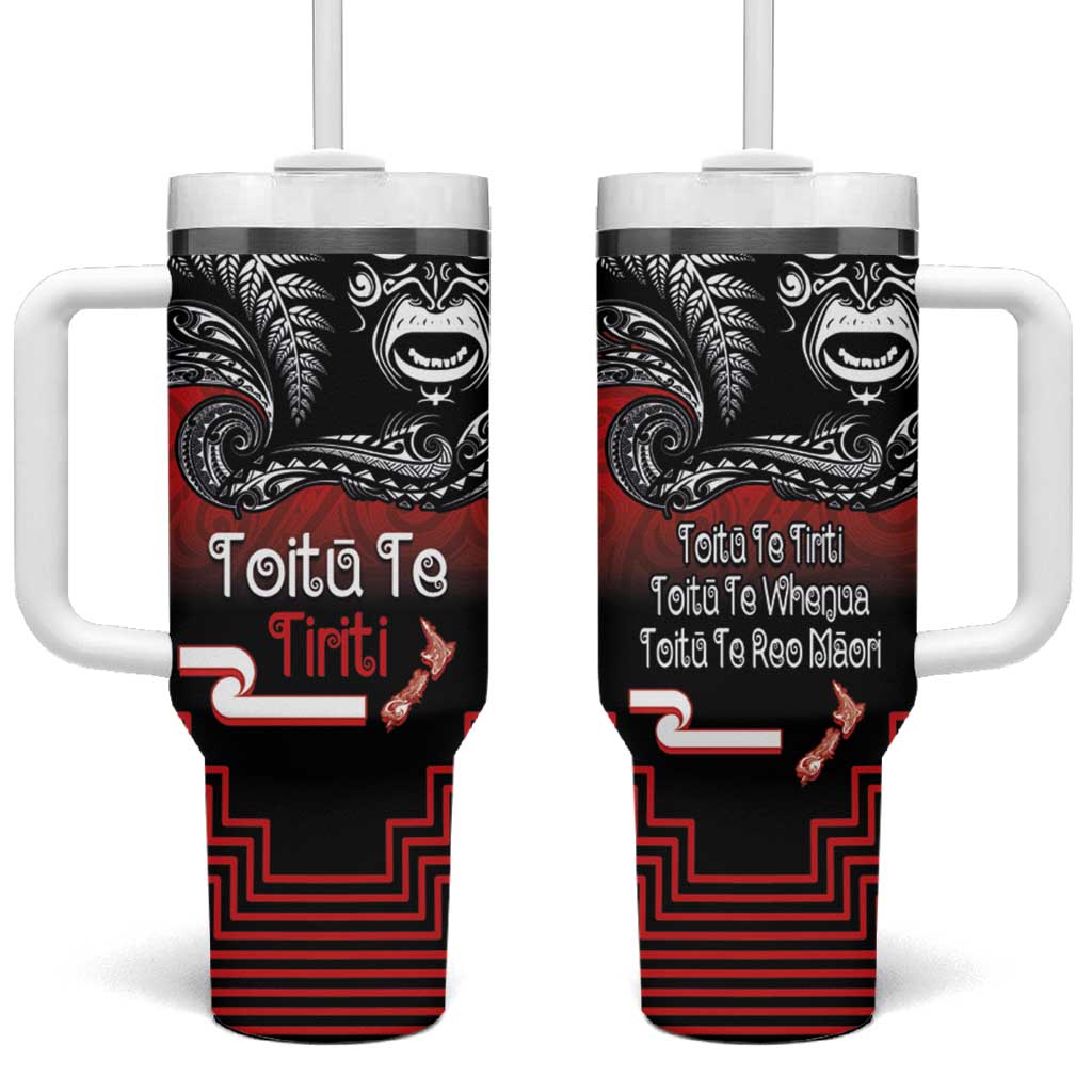 Aotearoa Toitu Te Tiriti New Zealand Honour the Treaty Fight Together Custom Stanley Cup 40 oz 30 oz Tumbler With HandleTVC2301360