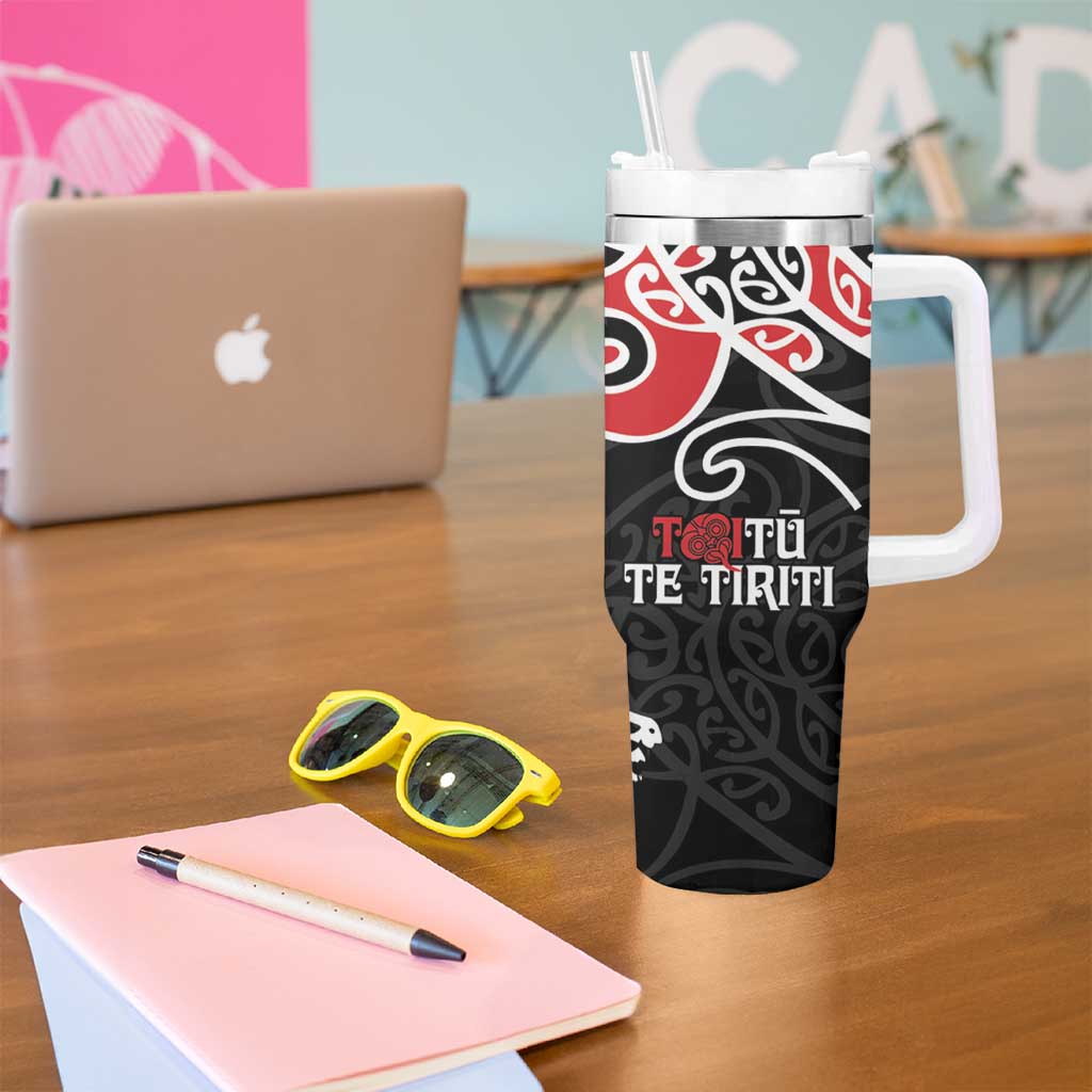 Aotearoa Toitu Te Tiriti New Zealand Stand Together Stand Stronger Custom Stanley Cup 40 oz 30 oz Tumbler With HandleTVC2301349 - Image 5