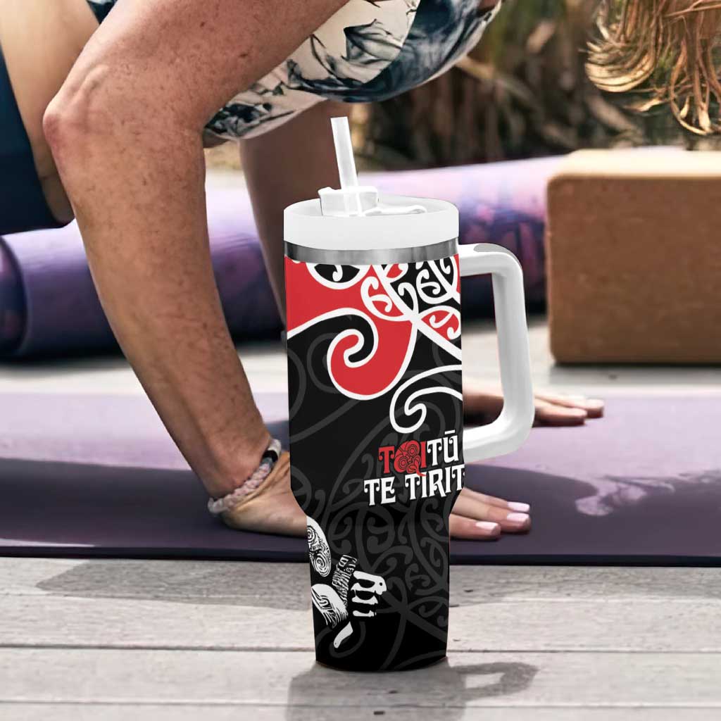 Aotearoa Toitu Te Tiriti New Zealand Stand Together Stand Stronger Custom Stanley Cup 40 oz 30 oz Tumbler With HandleTVC2301349 - Image 6