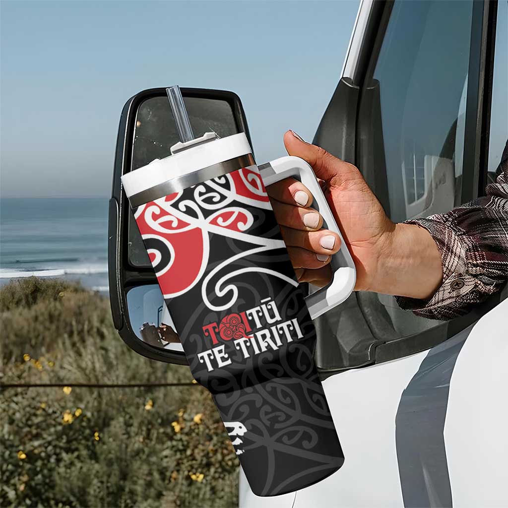 Aotearoa Toitu Te Tiriti New Zealand Stand Together Stand Stronger Custom Stanley Cup 40 oz 30 oz Tumbler With HandleTVC2301349 - Image 7