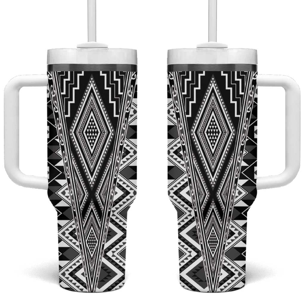 Aotearoa Tukutuku and Poutama Motif Custom Stanley Cup 40 oz 30 oz Tumbler With HandleTVC2301250