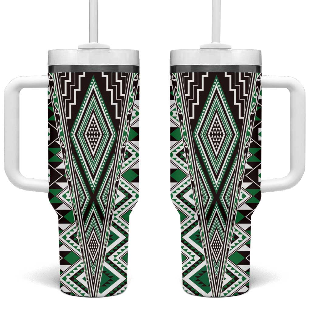 Aotearoa Tukutuku and Poutama Motif Custom Stanley Cup 40 oz 30 oz Tumbler With HandleTVC2301250