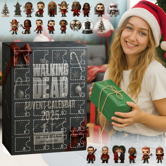 Apocalypse Countdown Calendar, 2025 Horror Advent Box, Undead Walker Holiday Gift, Spooky Xmas Decor,Calendar Acrylic 2D Flat - Image 13