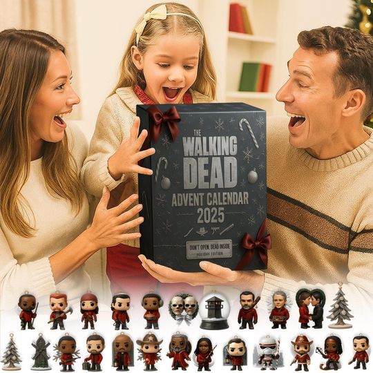 Apocalypse Countdown Calendar, 2025 Horror Advent Box, Undead Walker Holiday Gift, Spooky Xmas Decor,Calendar Acrylic 2D Flat - Image 10