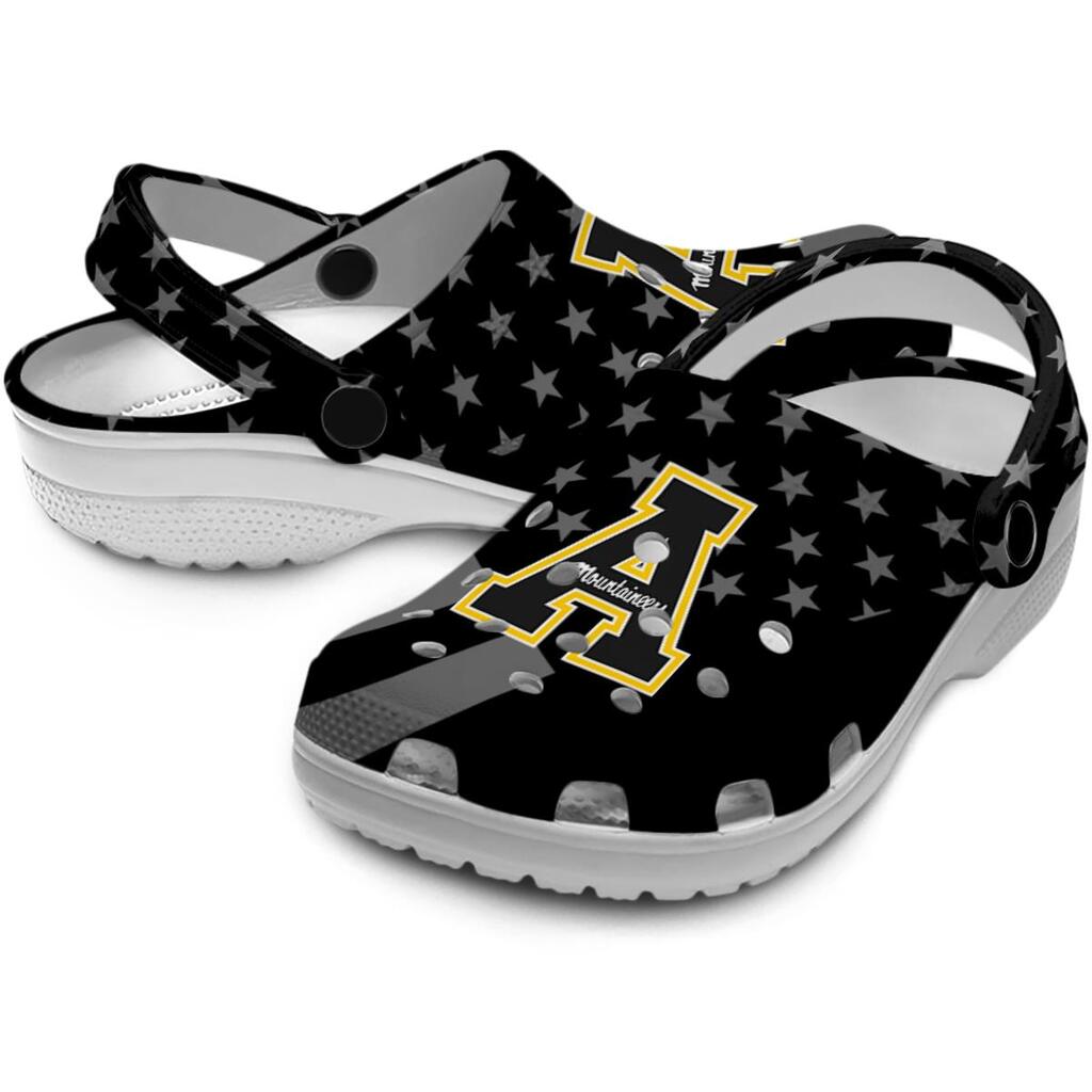 Appalachian State Mountaineers Stellar Stripes Theme ClogTVC1801778 - Image 3
