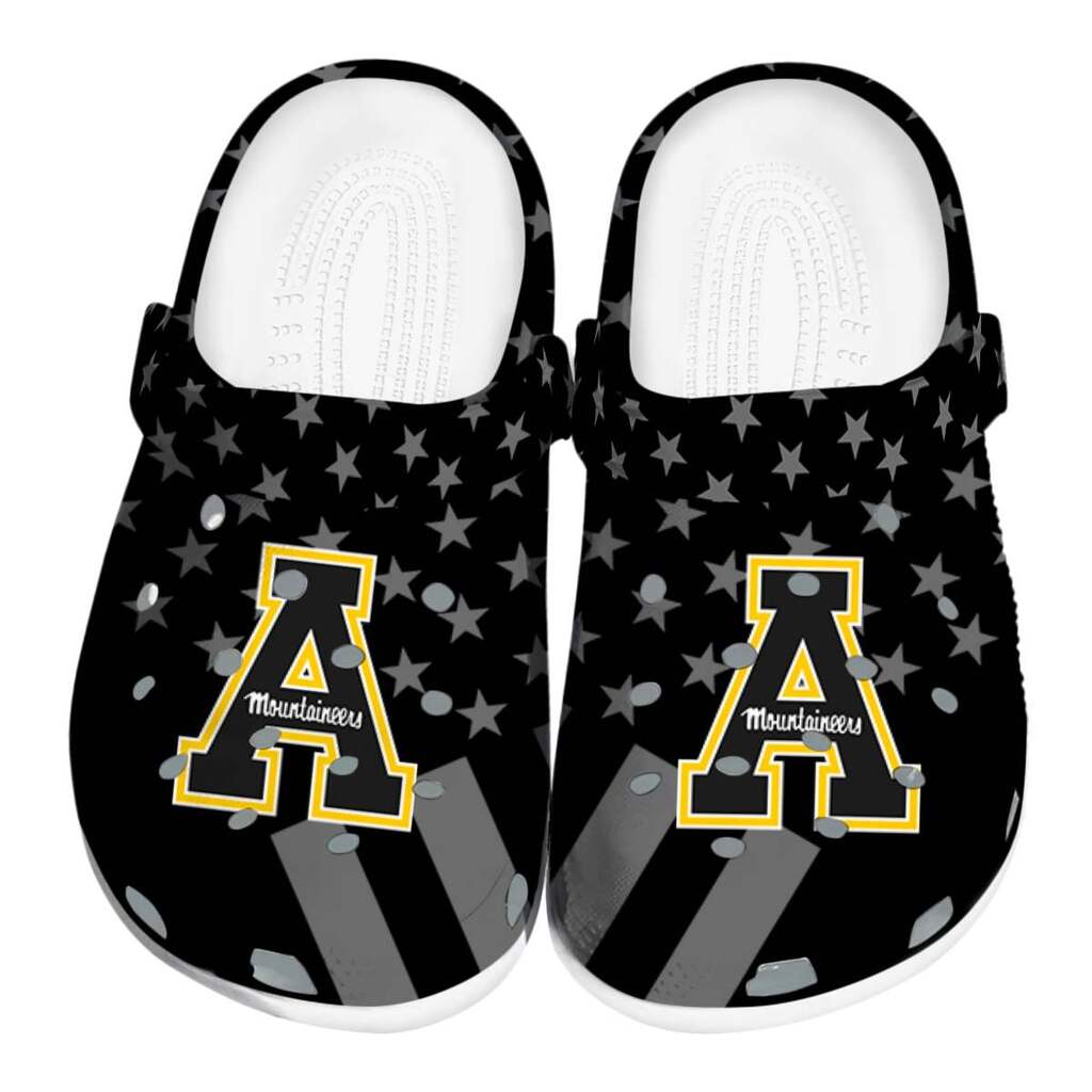 Appalachian State Mountaineers Stellar Stripes Theme ClogTVC1801778