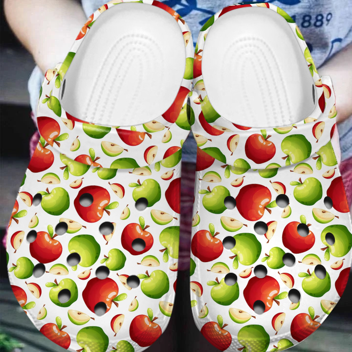 Apple Fruit Crocs Crocband Clogs Shoes Comfortable For Men Women and Kids - Image 4