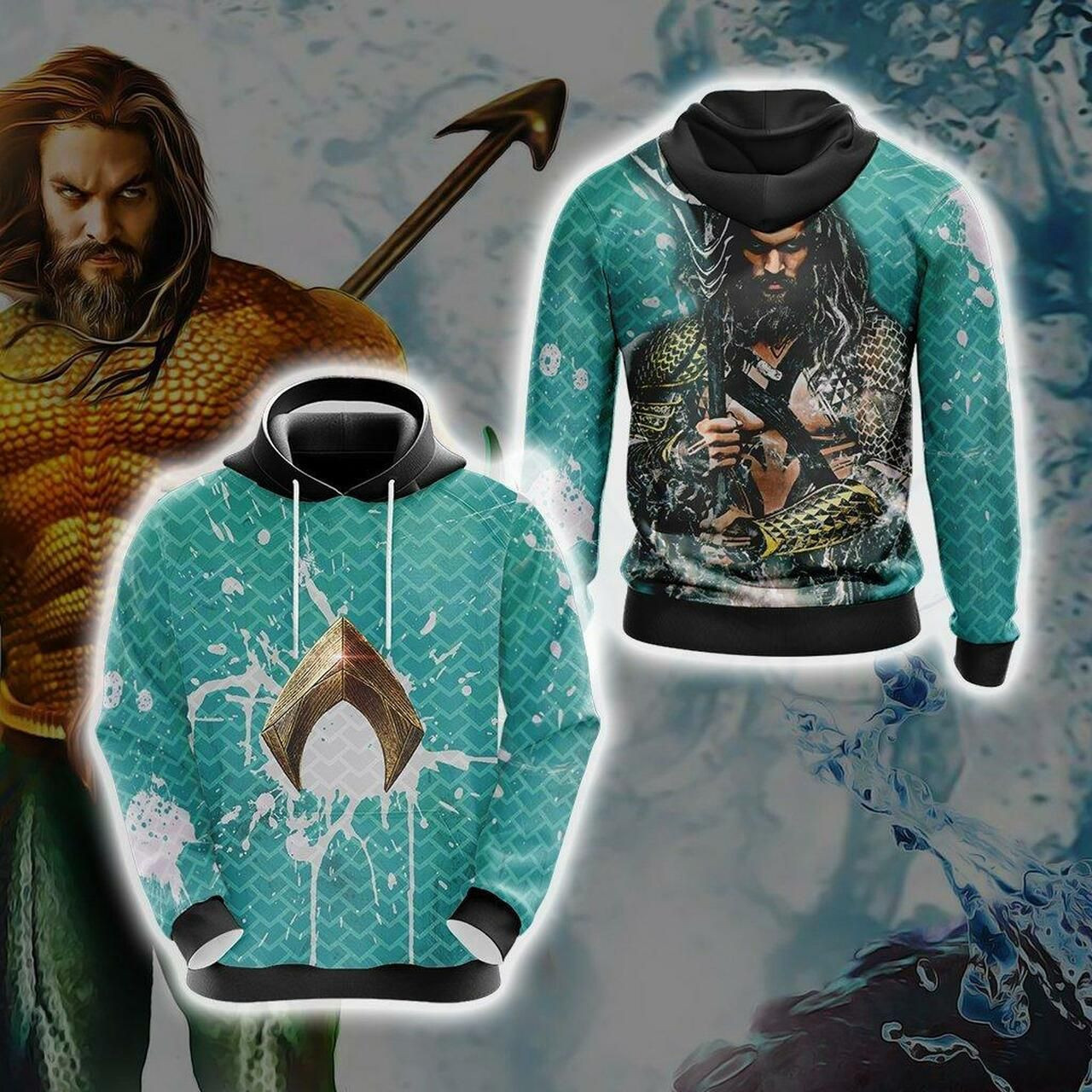 Aquaman New Version Unisex 3D All Over Print Hoodie, Zip Hoodie